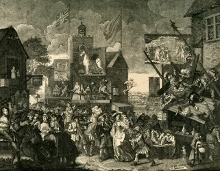 Southwark Fair. After Hogarth