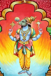 Sri Vadapathira Kaliamman Hindu temple, Avatar of Vishnu, Varaha 3rd incarnation, Singapore