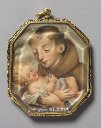 St. Francis with Christ Child (verso)