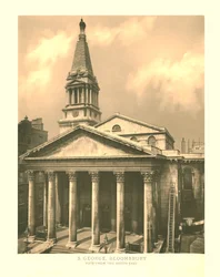 St George, Bloomsbury, View from the South East