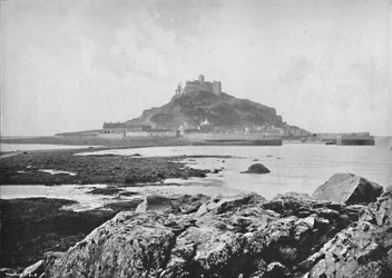 St. Michaels Mount - From the Rocks Near Marazion