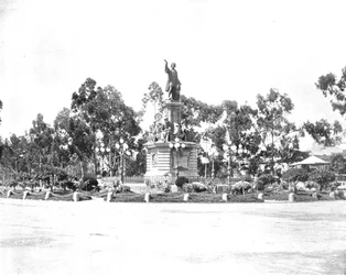Statue of Columbus on the Paseo, Mexico City, Mexico