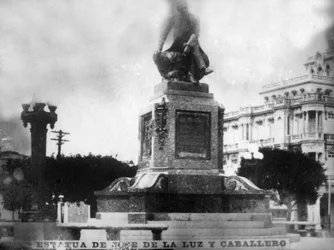 Statue of Don Jose de la Luz Caballero, 1912, 1920s