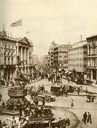 Statue of Eros at Piccadilly Circus, London