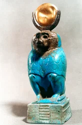 Statue of the Ancient Egyptian God Thoth in Baboon Form