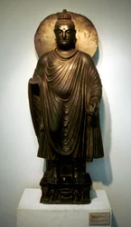 Statue of the Buddha, from Garvara, India