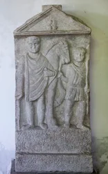 Stele, Valerio Alucenzio, Stone, 3rd Century