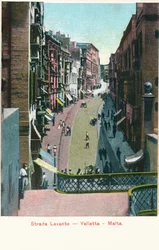 Strada Levante - Valletta - Malta, c1900