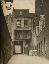 Strand Lane and the Entrance to the Roman Bath, c1935