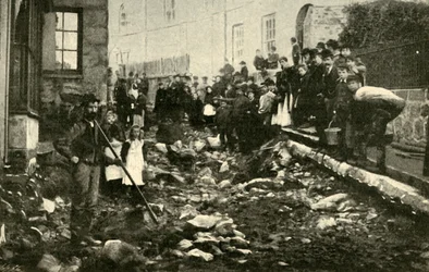 Street in St. Ives After a Visit from a Flood