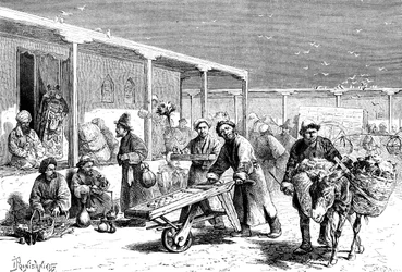 Street scene, Yarkand