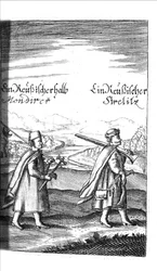 Streltsy from Georg Adam Schleissing Derer beyden Czaaren in Reussland Iwan und Peter Alexewiz