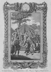 Submission of the Britons to the Roman Emperor Claudius, c1787