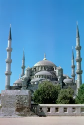 Sultan Ahmed Mosque, Blue Mosque, North Elevation, Istanbul, Turkey