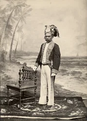 Sultan of Batjan, Pulau Bacan, Maluku Islands, Indonesia