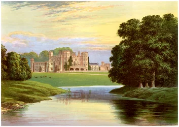 Sundorne Castle, near Shrewsbury, Shropshire, home of the Corbet-Pigott family, c1880
