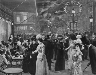 On the Boulevard - In Front of the Café De La Paix