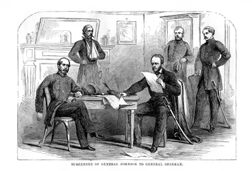 Surrender of General Johnston to General Sherman, 26 April 1865