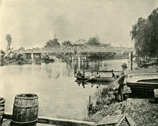 Swing Bridge Over the Latrobe