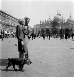 The Actor Stewart Granger in Venice - 195?