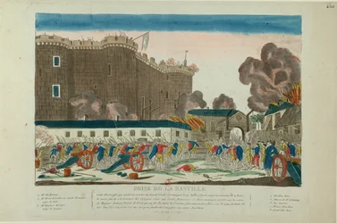 Taking of the Bastille on July 14, 1789