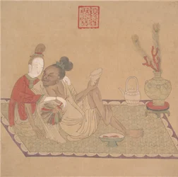 Tartar Officer with Blond Lady