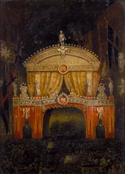 Temple Bar Illuminated for the Marriage of the Prince of Wales