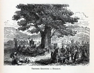 Teutons Enjoying A Holiday
