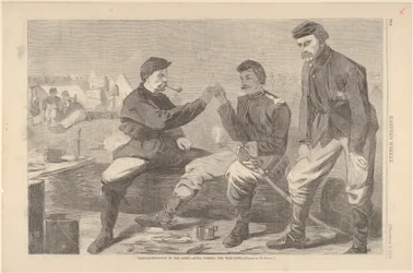 Thanksgiving Day in the Army - After Dinner: The Wish-Bone