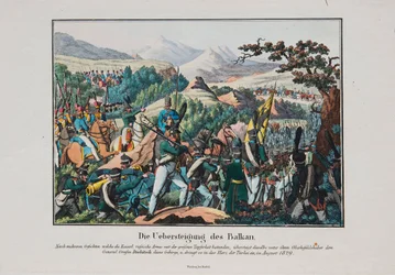The Army of Graf Ivan Ivanovich Diebitsch Crossing the Balkans, c. 1830