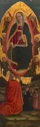 The Assumption of the Virgin with Saints from an Augustinian Altarpiece, 1450-75