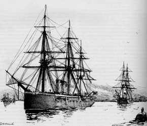 The Bacchante, Speed 16 Knots An Hour
