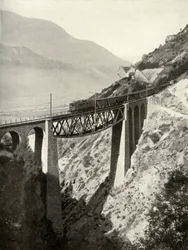 The Baltschieder Viaduct on the Lotschberg Main Line