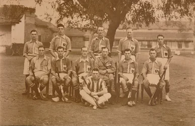 The Battalion Hockey Team of the First Battalion, The Queens Own Royal West Kent Regiment, Poona