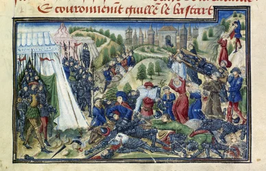The Battle of Hastings From the Grande Chronique de Normandie by Yates Thompson