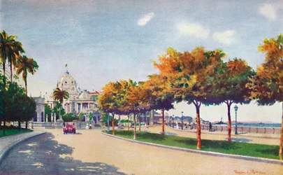 The Beautiful Beira Mar Drive - Approaching the Magnificent Monroe Palace