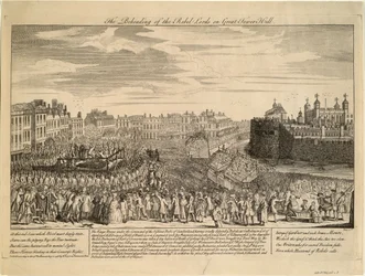 The Beheading of the Jacobite Rebels at Tower Hill, 1746