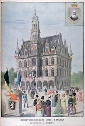 The Belgium pavilion at the Universal Exhibition of 1900, Paris, 1900