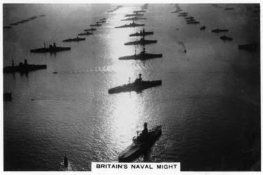 The British fleet at King George V