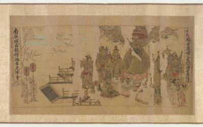 The Buddha Addressing Yamaraja at Kusinagara