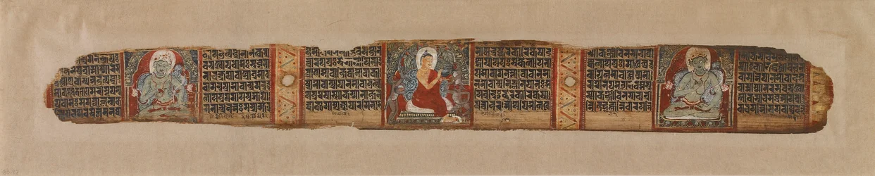 The Buddha Distributes Honey, from a Prajnaparamita Manuscript