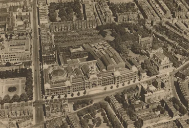 The Camera Catches a View of South Kensington from a Low-Flying Aeroplane