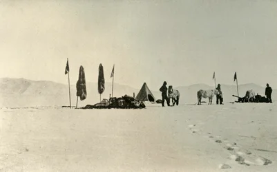 The Camp After Passing the Previous Farthest South Latitude, November 1908