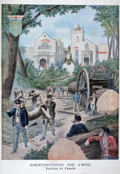 The Canadian Pavilion at the Universal Exhibition of 1900, Paris
