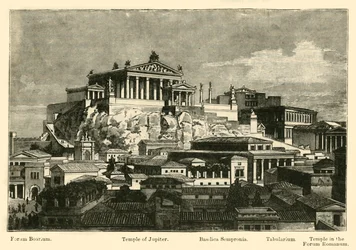 The Capitol, from Mount Palatine (restoration)