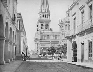 The Cathedral at Guadalajara, Mexico, c1897