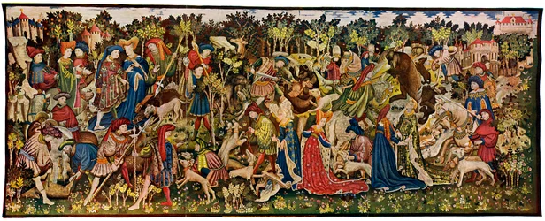 The Chatsworth Hunting Tapestries, second of the series