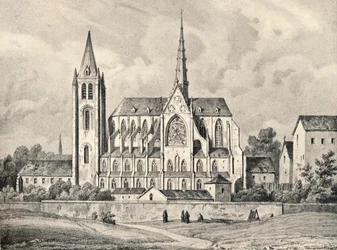 The Church and Part of the Abbey of St Victor