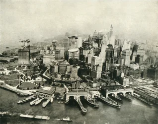 The City of New York as seen from the air