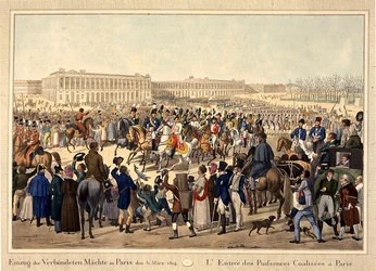 The Coalition Army Enters Paris on March 31, 1814